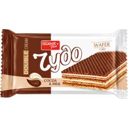 Sweet+ Чудо вафлена торта с какаов и млечен крем (40 г)