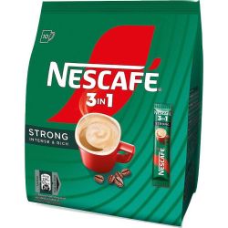Nescafe 3in1 Strong разтворимо кафе силно, 10 бр. х 14 г (140 г)