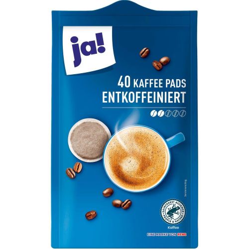 JA! безкофеиново кафе на капсули, 40 бр. (280 г)