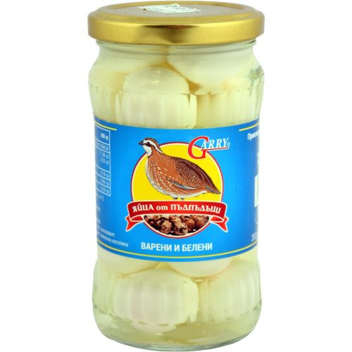 Garry яйца от пъдпъдици, сварени и обелни (160 г)