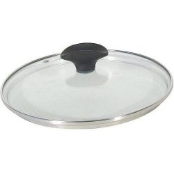 TVS стъклен капак универсал, черен, 28 см (1 бр.)