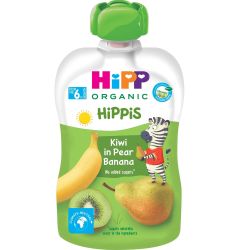 Hipp био закуска плодова с круша, банан и киви (100 г)