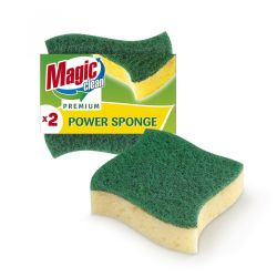 Magic Clean Premium домакинска гъба за замърсени, 9 х 9 х 3 см (1 бр.)