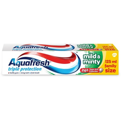 Aquafresh паста за зъби Triple Protection Mild & Minty (125 мл)