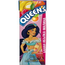 Queen's сок от банан, ябълка и малина 30% (200 мл)