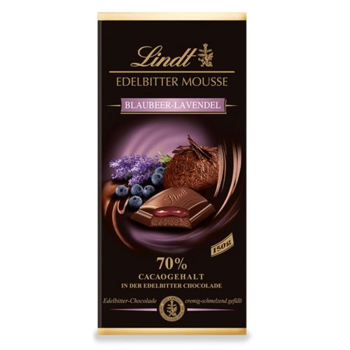 Lindt шоколадов мус с боровинка и лавандула (150 г)