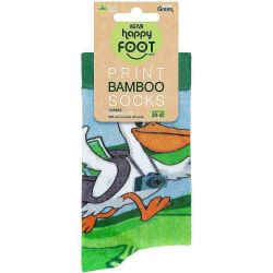 Happy Foottopia принт чорапи, 78% бамбук, пеликан, размер 39-42 (1 бр.)