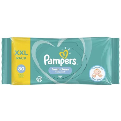 Pampers Fresh влажни кърпички XXL (80 бр.)