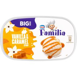 Nestle Familia сладолед с ванилия и карамелов сироп (461 г)