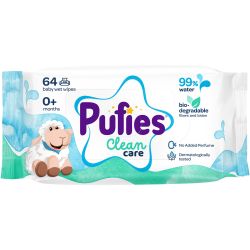 Pufies 99% Water бебешки влажни кърпички (64 бр.)