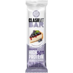 Clashvit Bar Crunch протеинов бар с вкус на чийзкейк боровинка (65 г)