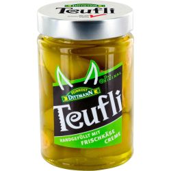 Feinkost Dittmann антипасти със зелена чушка и прясно сирене (290 г)