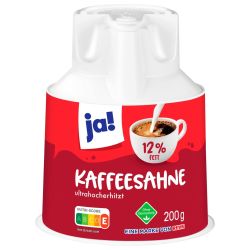 JA! сметана за кафе 12% (200 г)