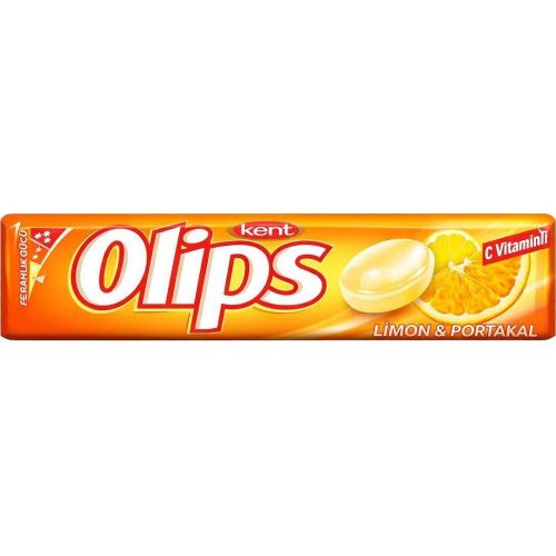 Kent Olips бонбони лимон и портокал (28 г)