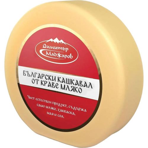 Маджаров кашкавал от краве мляко тип Витоша по БДС, пита, на килограм (1 кг)
