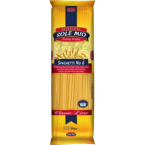 Sole Mio спагети No 6 (500 г)