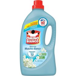 Omino Bianco течен перилен препарат бял мускус, 60 пранета (2.4 л)