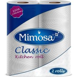 Mimosa кухненска ролка класик, 100% целулоза (2 бр.)