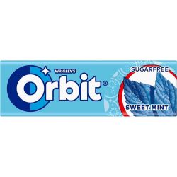 Orbit Sweetmint дъвки драже, 10 бр. (14 г)