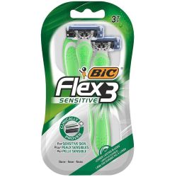 BIC Flex3 Sensitiv самобръсначка, 1 брой от кора (1 бр.)
