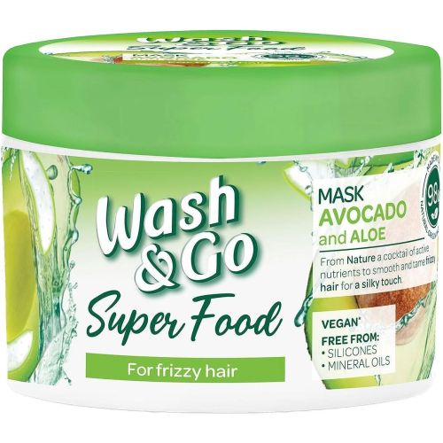 Wash & Go Super Food маска за коса с авокадо (300 мл)