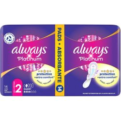 Always Platinum Super дамски превръзки (14 бр.)