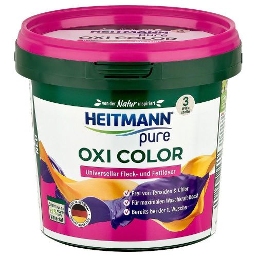 Heitmann Pure Oxi препарат против петна за цветно пране (500 г)