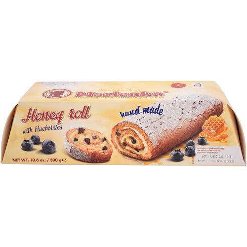 Marlenka медено руло с боровинки (300 г)