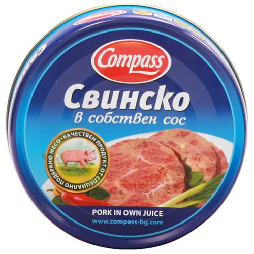 Компас свинско месо в собствен сос (180 г)