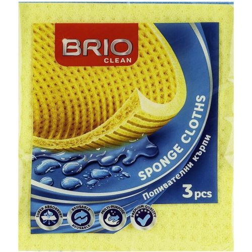 Brio попивателна кърпа, 18 см х 20 см (3 бр.)