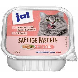 Ja! храна за котки пастет, различни видове (100 г)
