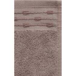 Dilios Тея хавлия от рециклиран памук 70 см х 140 см, кафяво (1 бр.)