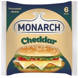 Monarch топено сирене чедър, слайс (120 г)