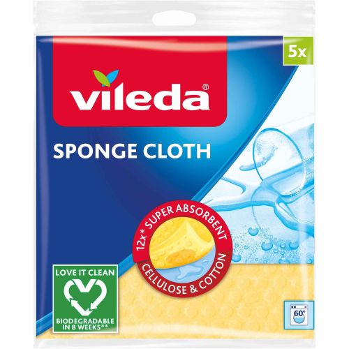 Vileda Sponge Cloth попивателна кръпа (5 бр.)