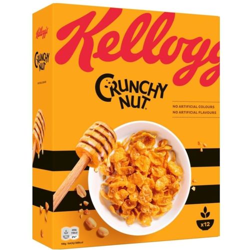 Kellogg's Crunchy Nut зърнена закуска крънчи (375 г)