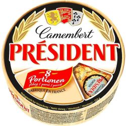 President меко сирене камембер, 8 бр. (250 г)