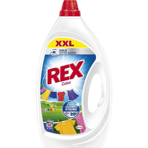 Rex Color течен перилен препарат, 66 пранета (2.7 л)
