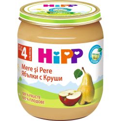 Hipp био пюре круши с ябълки (125 г)