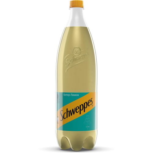 Schweppes битер лимон газирана безалкохолна напитка (1.25 л)