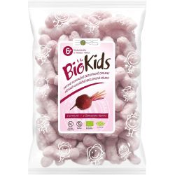 Biokids био царевичен снакс с цвекло за деца, без глутен (55 г)