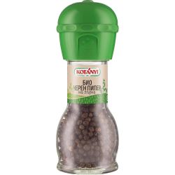 Kotanyi био черен пипер на зърна, мелничка (50 г)