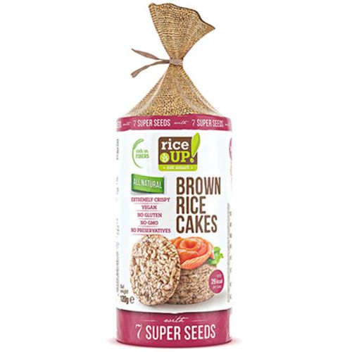 Rice Up оризови бисквити със седем суперсемена (120 г)