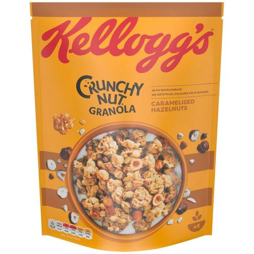 Kellogg's Crunchy Nut Granola зърнена закуска гранола с карамелизирани ядки (380 г)