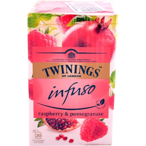 Twinings Infuso плодов чай малина и нар, 20 бр. х 2 г (40 г)