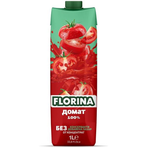 Florina сок домат 100% (1 л)