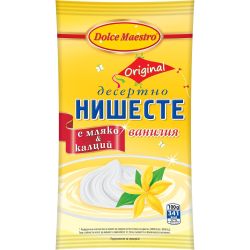 Dolce Maestro нишесте ванилия с мляко и калций (70 г)