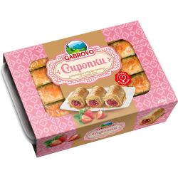 Gabrovo сиропирани пурички с ягода (450 г)