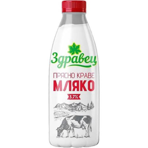 Здравец прясно краве мляко 3.7% (1 л)