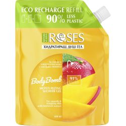 Nature of Agiva хидратиращ душ гел с екстракт от манго, пълнител (600 мл)