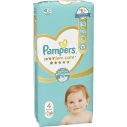 Pampers Premium Care пелени Maxi 4, 9 кг - 14 кг (52 бр.)